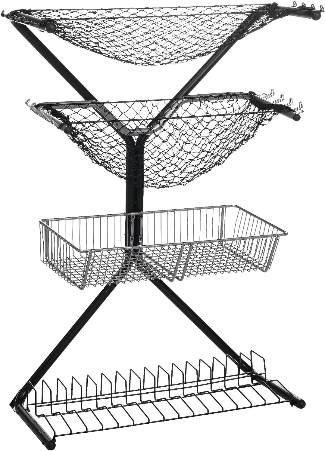 Racor PXR-R Gravity Freestanding X-Rack Sports Storage Rack