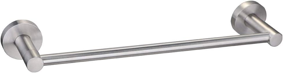 Mellewell 14-Inch Single Towel Bar Towel Holder Bathroom Organizer, Stainless Steel Brushed Nickel, 05A01-14