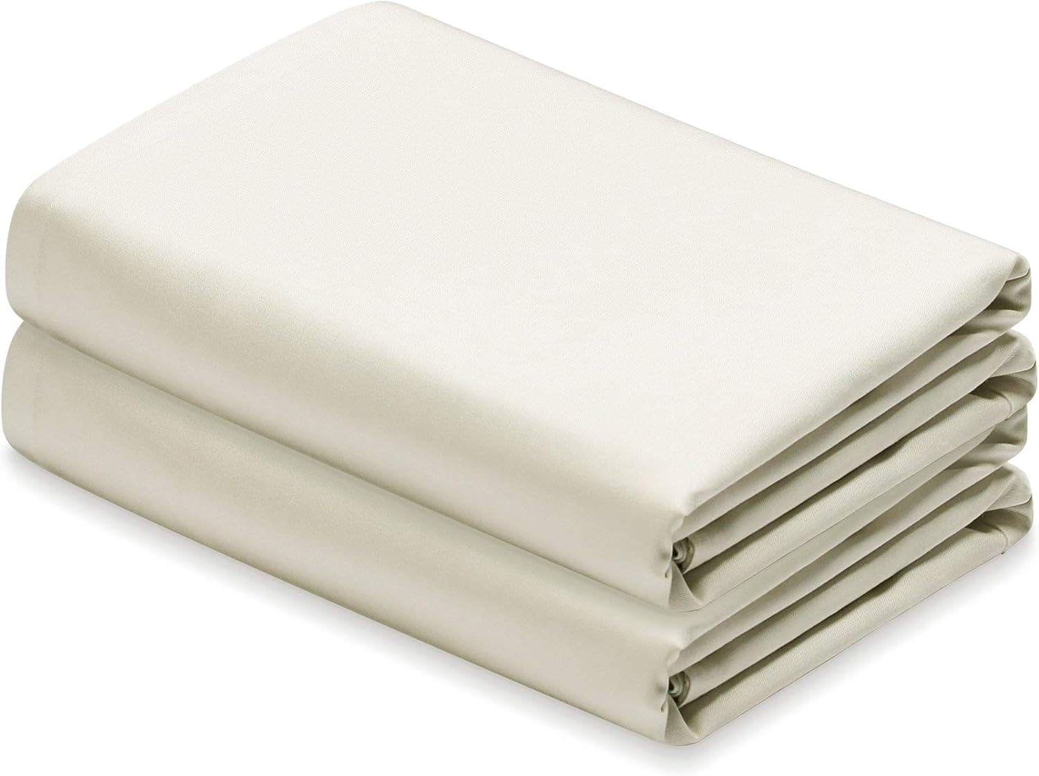 LAFAVILLE Bamboo Pillowcases 20” x 26” Standard Size Ultra-Soft Cooling Breathable Bamboo Pillow Case Set of 2 Beige, No Inserts