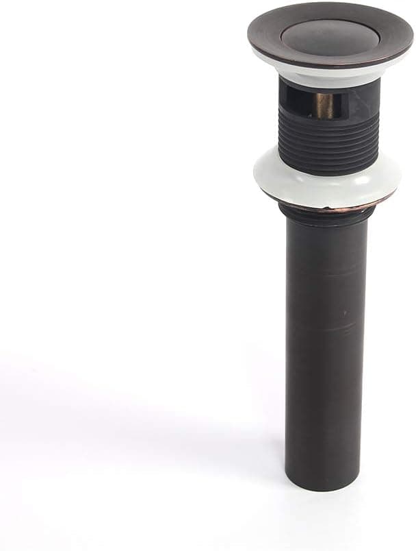 Aothpher Oil Rubbed Bronze Finish Bathroom Faucet Pop Up Vessel Basin Sink Drain Stopper with Overflow