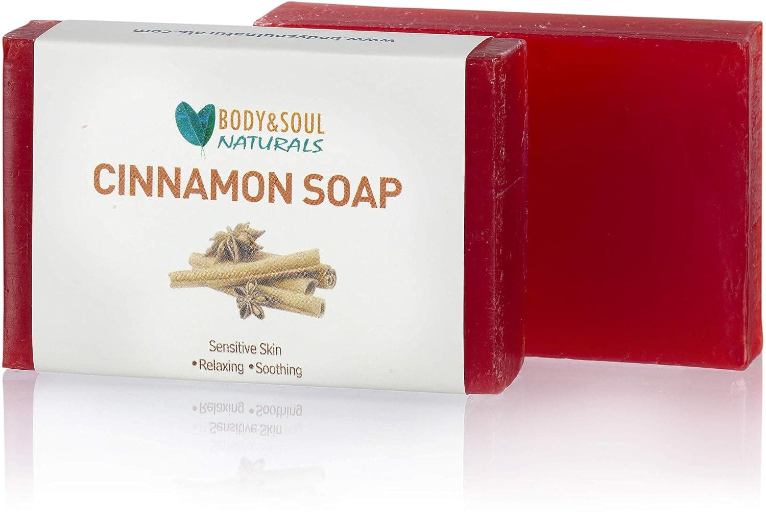 Cinnamon Natural Glycerin Soap Bars (Pack of 3)