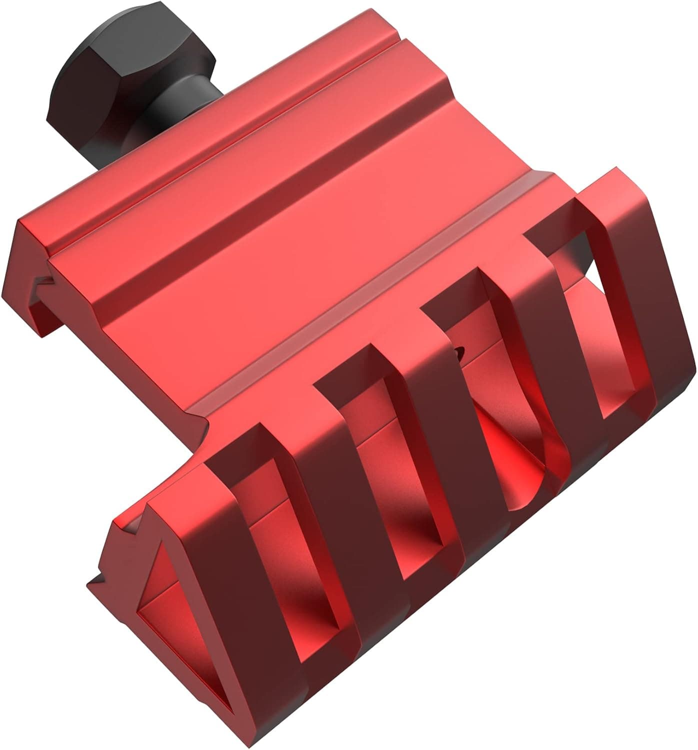 Eastern Tactical Supply 45 Degree Rail Mount 4 Slots Picatinny Weaver Rail (FD1-Red)