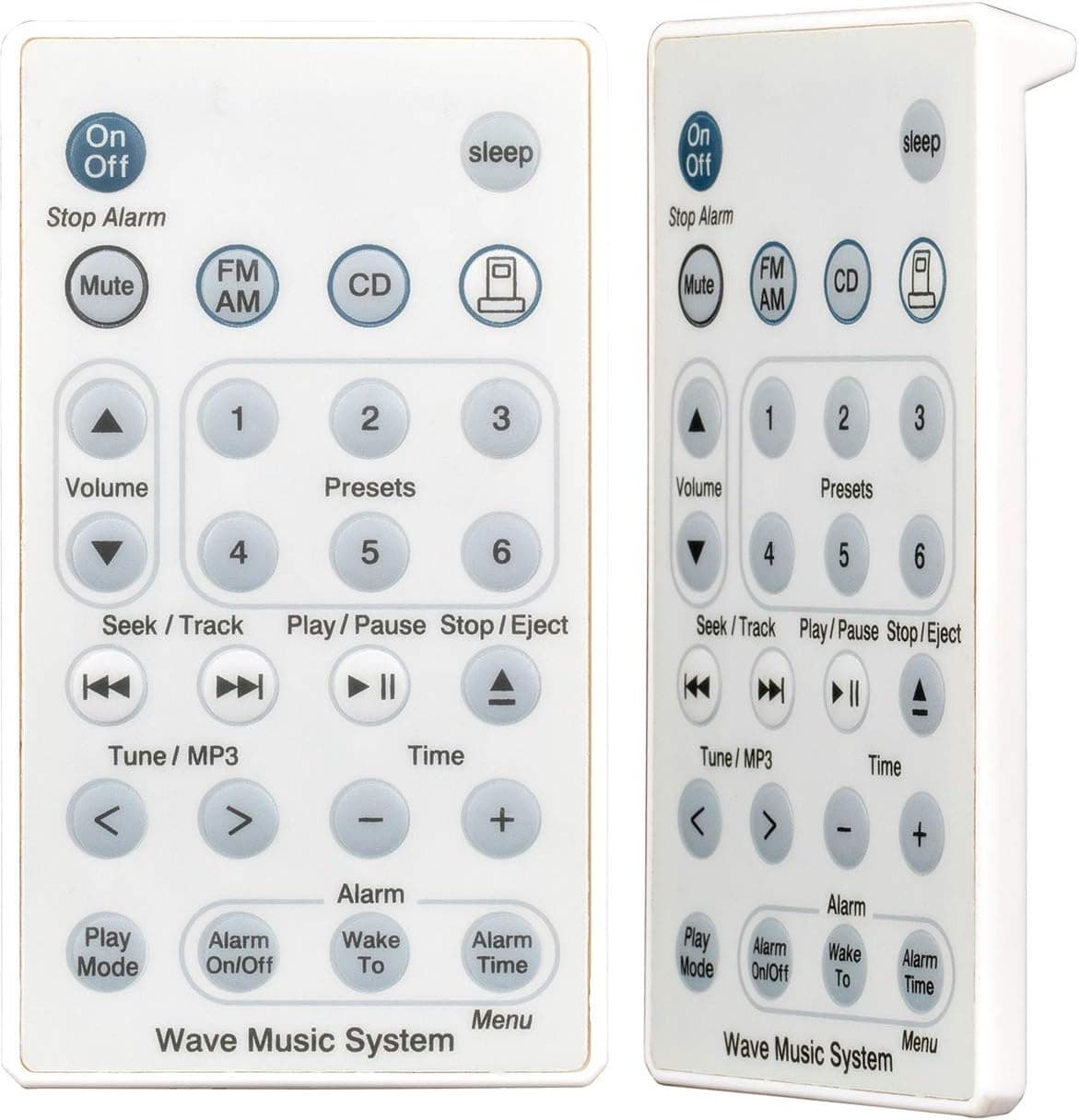 Universal Replacement Remote Control for Bose Sound Touch Wave Music Radio System I II III IV (Without Battery)-White
