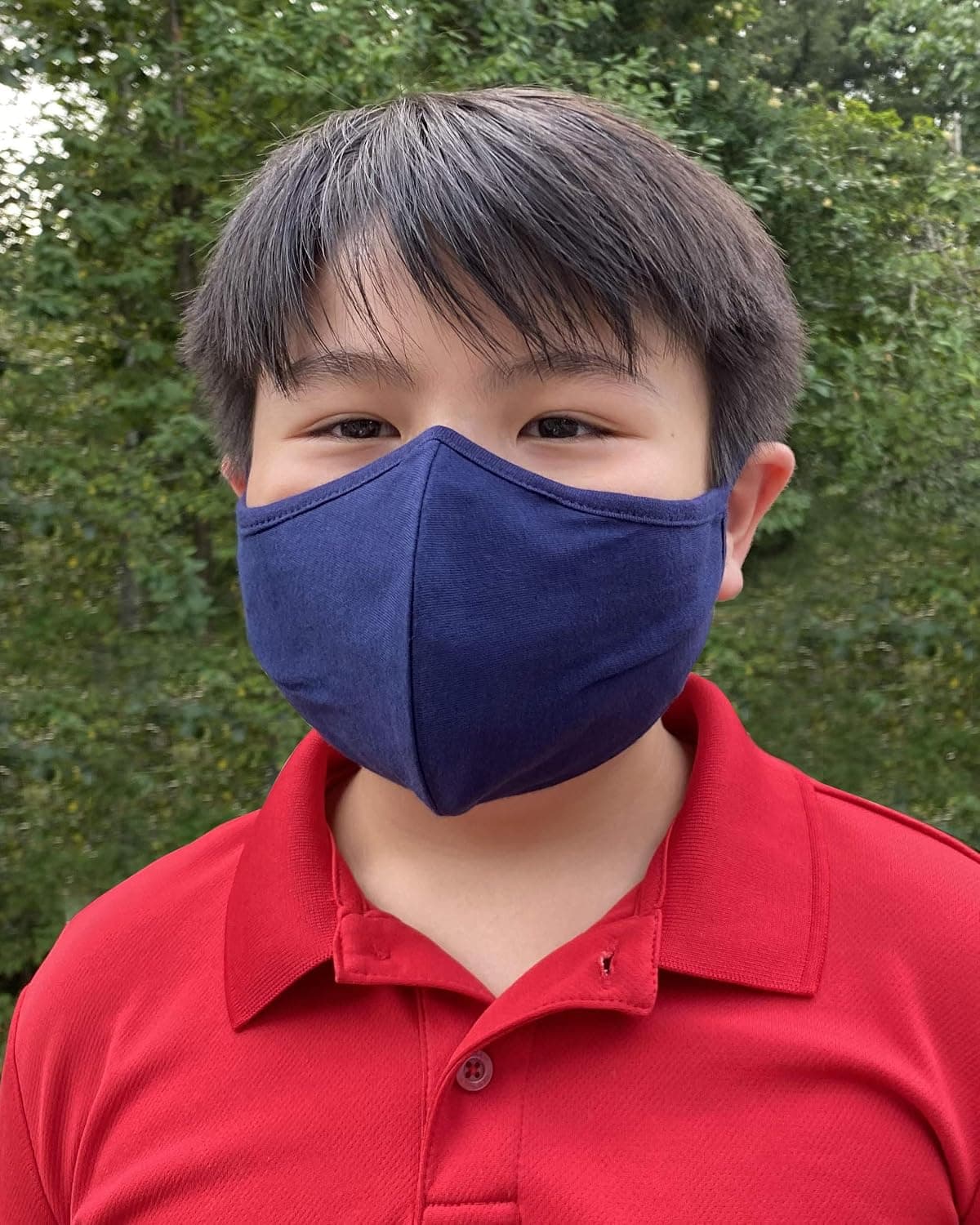 2 Pack Kid Face Mask, 3 Layers made with 100% Cotton T-Shirt fabric & Polypropylene Non-Woven Filter Inside, Nose Wire for a higher level of protection, Reusable & Machine Washable - Made in USA