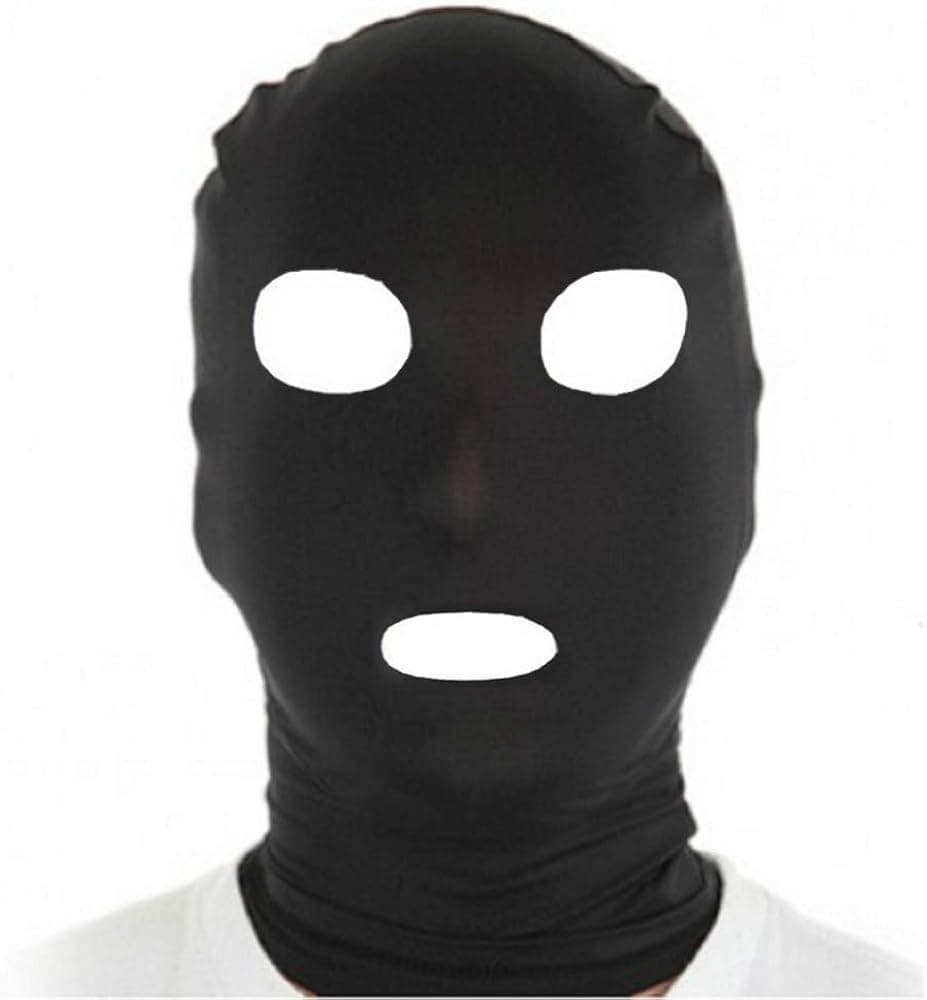 APROMIO Zentai Costume Skin Mask, Lycra Fabric Material, for Christmas Party Chroma-Mask Full Hood Full Cover For Adult