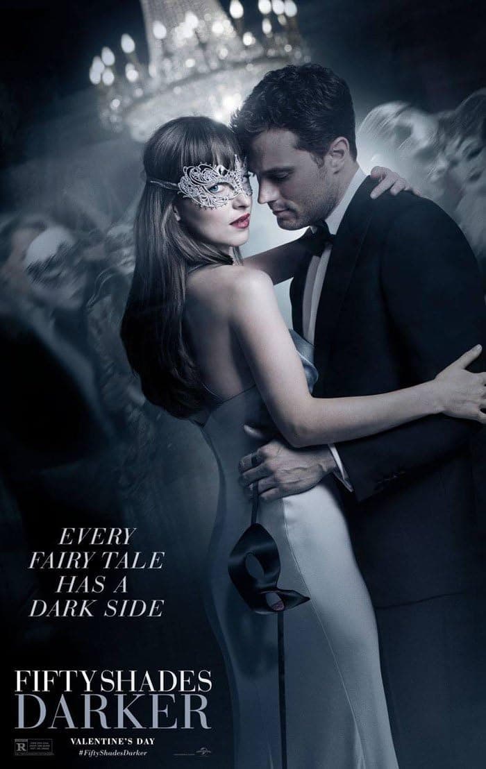FIFTY SHADES DARKER MOVIE POSTER 2 Sided ORIGINAL Ver B 27x40 DAKOTA JOHNSON