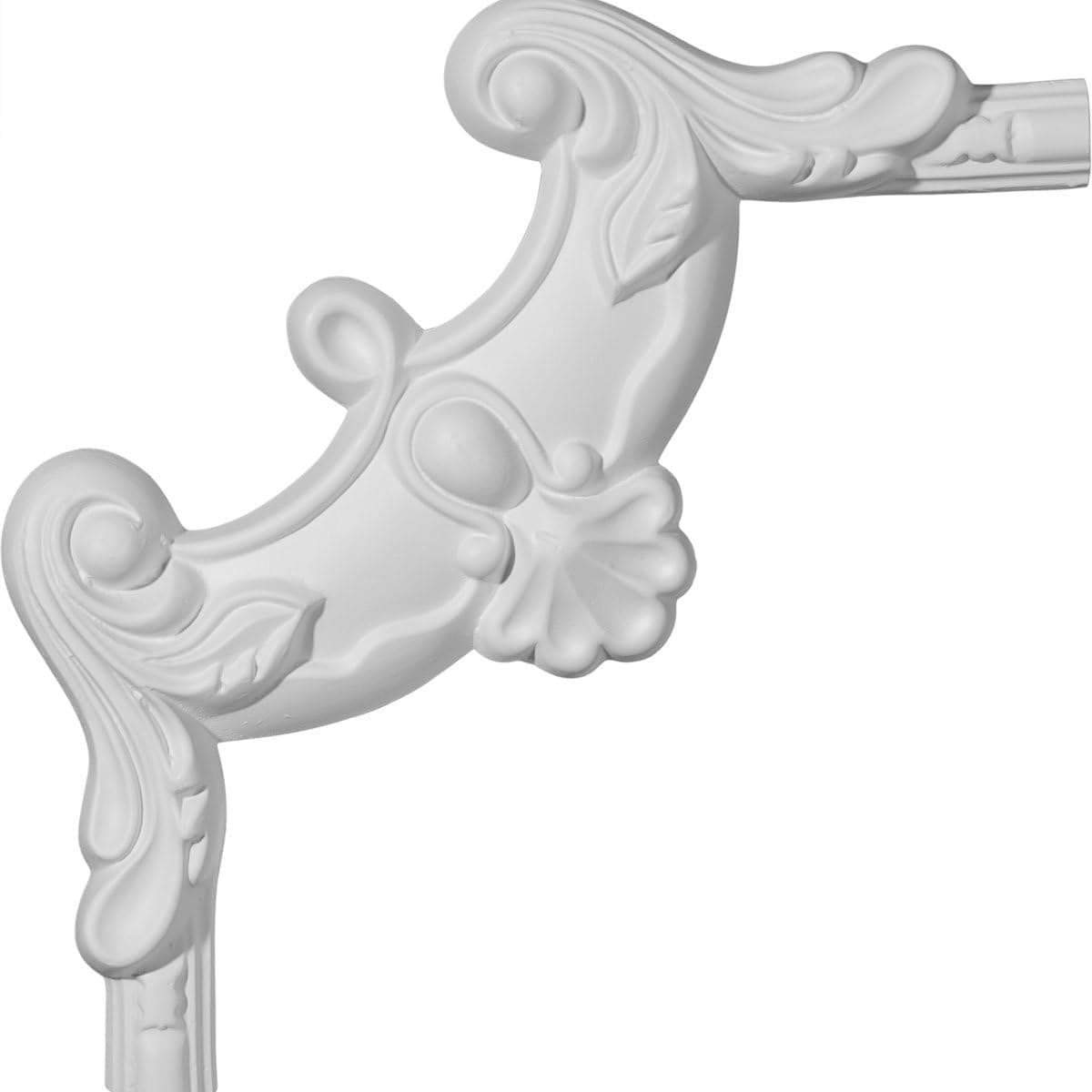 Ekena Millwork PML08X08OD Odessa Bead & Barrel Corner (matches moulding PML00X00OD) Panel Moulding, 8 1/4"W x 8 1/4"H, Primed