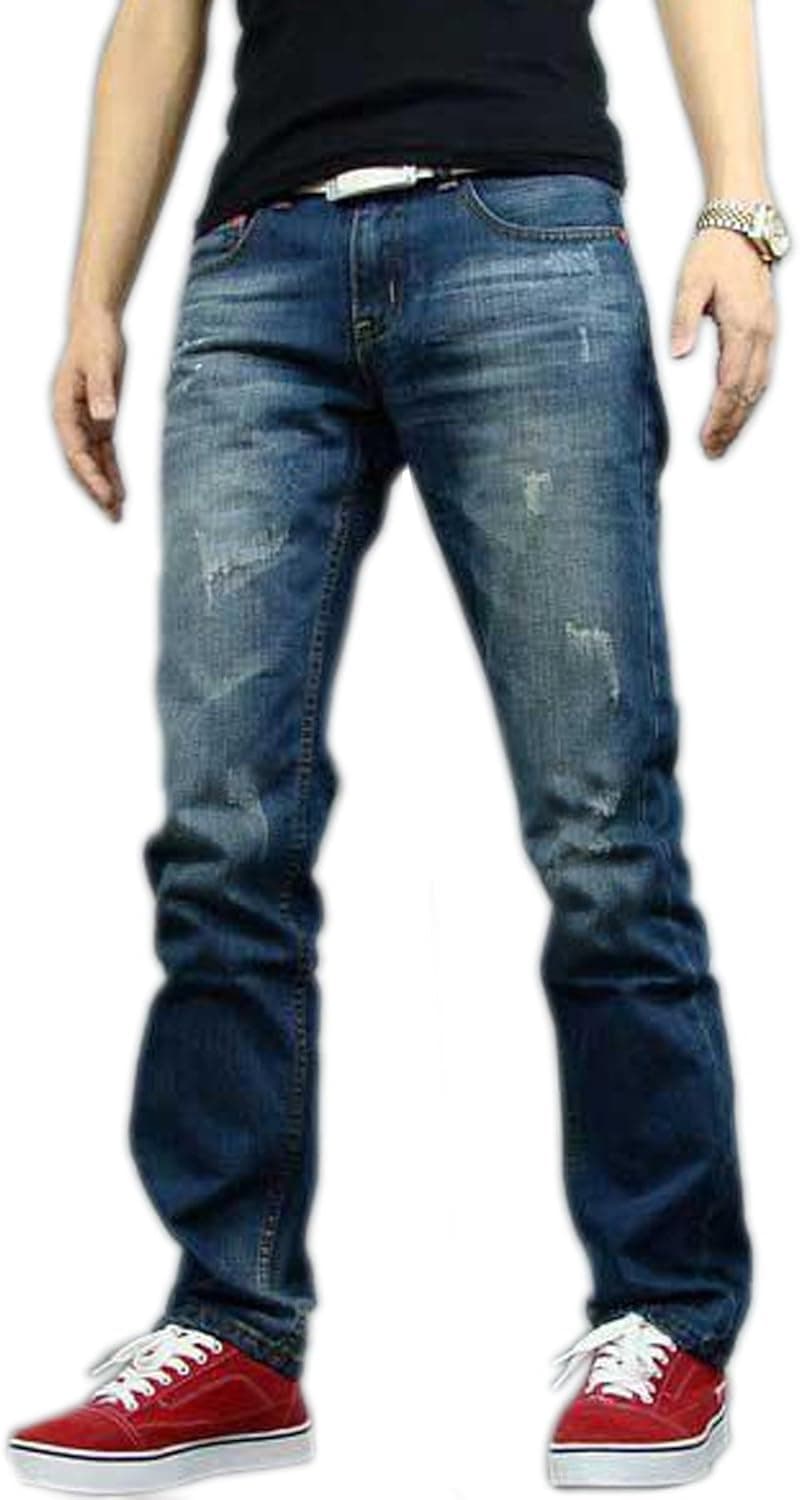 Newfacelook Men's Designer Jeans Casual Denim Mens Pant Fashion Trousers F005