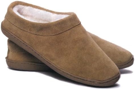 DEALICIOUS Men's Suede Leather Slippers CLOSE-OUT!