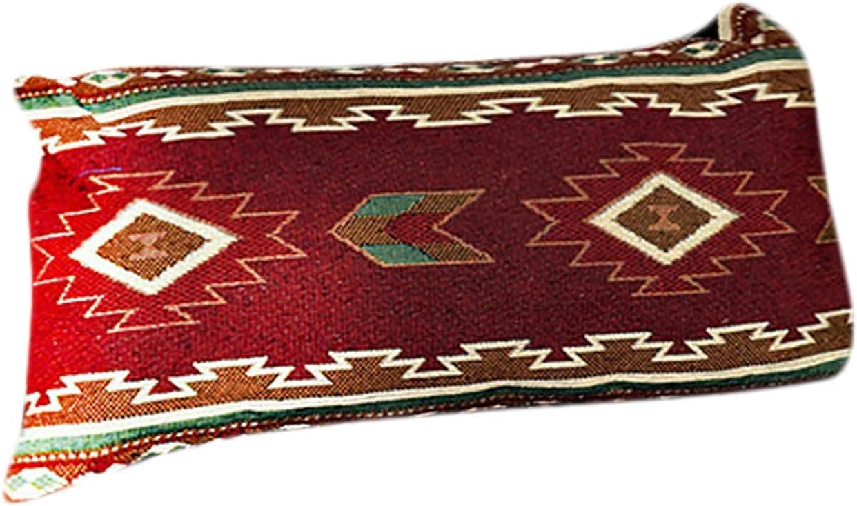 Southwestern Bedding King Sham - Western Aztec Navajo Native American Tribal Print Pillow Case - Taos