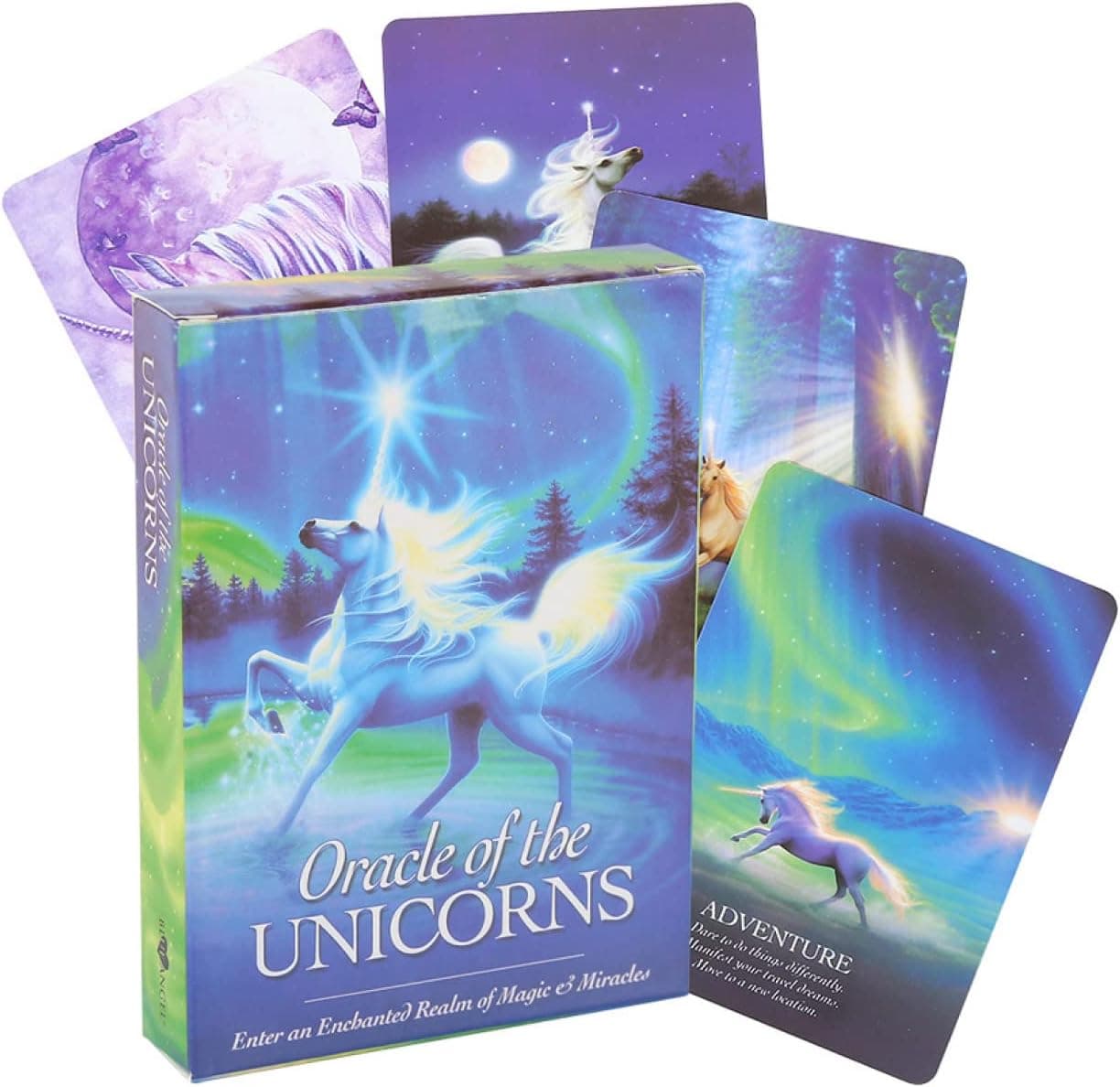 Bewish Tarot Cards-Oracle of The Unicorns Oracle Card, Unicorn Tarot Deck, Clarification and Complement Readings Fortune Telling Game