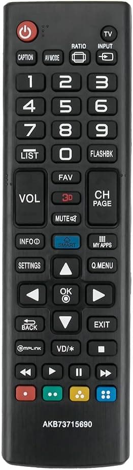 AKB73715690 Replace Remote fit for LG Smart 3D Plasma LCD LED HDTV TV AGF77103904 60PB6900 60PB6900-UA 60PB6900UA