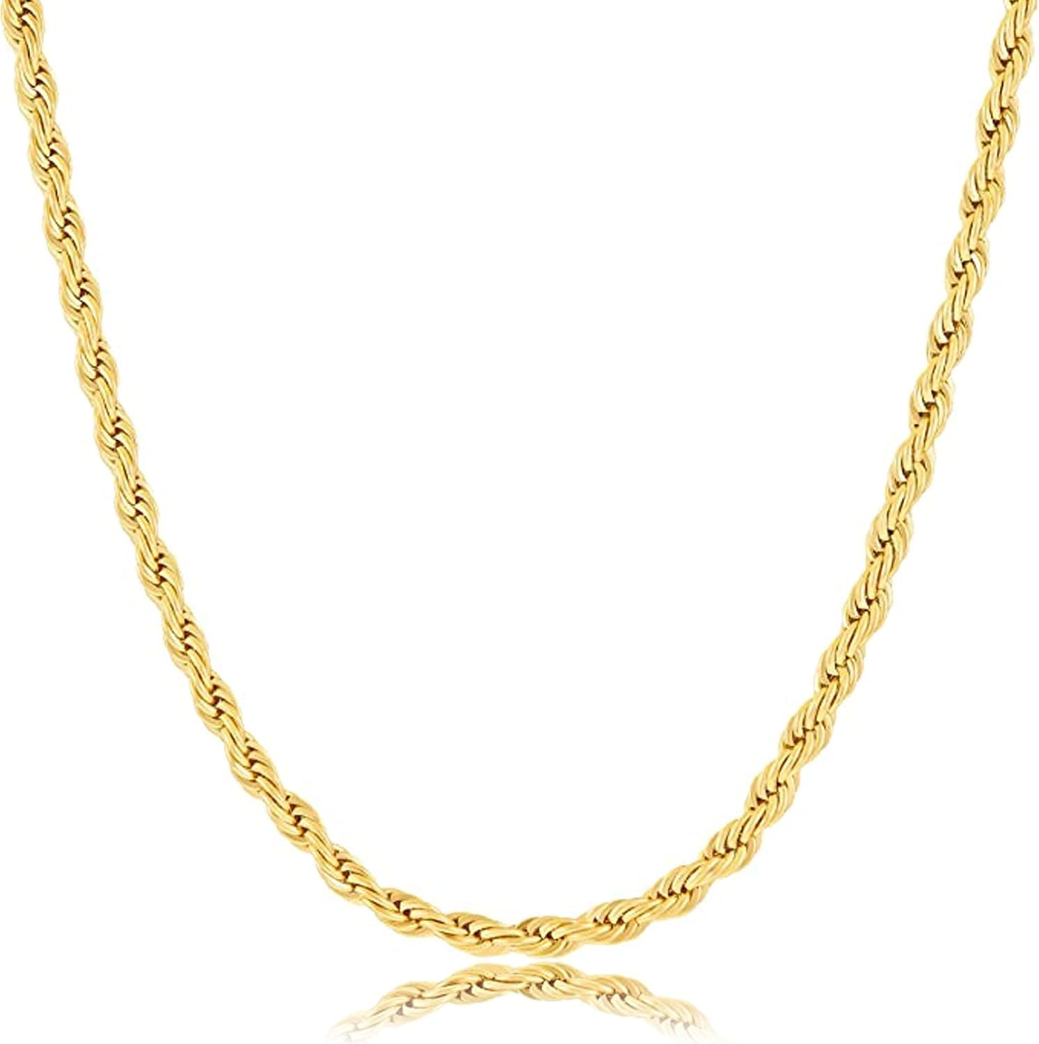VIROMY Chunky Gold Toggle Necklace 18K Gold Plated Pearl Vintage Paper Clip Link Chain Shining Twisted Rope Cuban Choker Toggle Bar Clasp Necklaces for Women