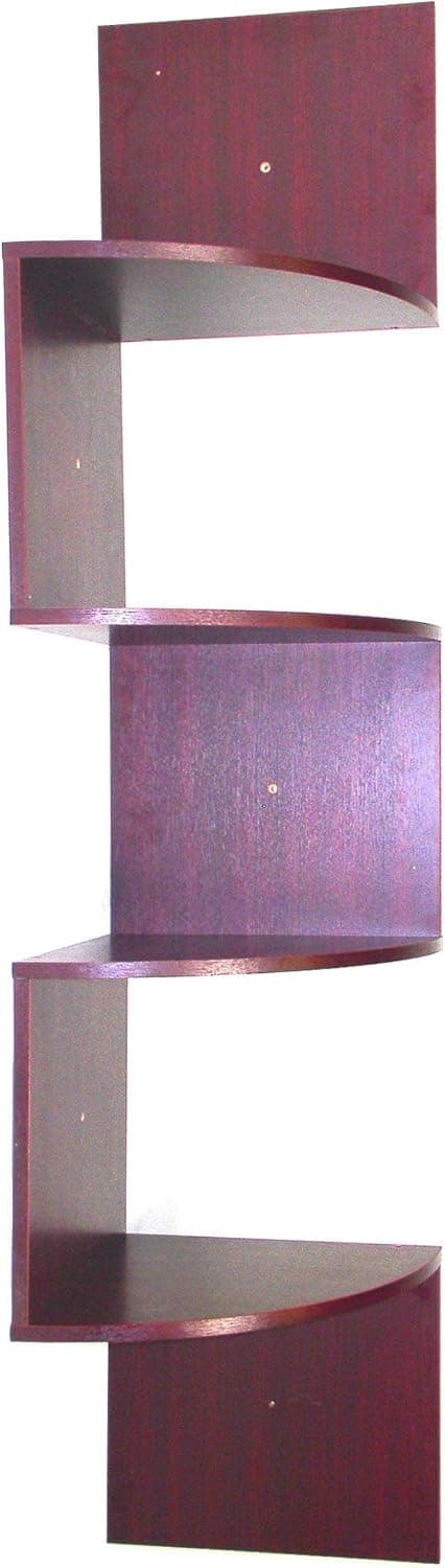 4D Concepts Hanging Corner Storage, Cherry