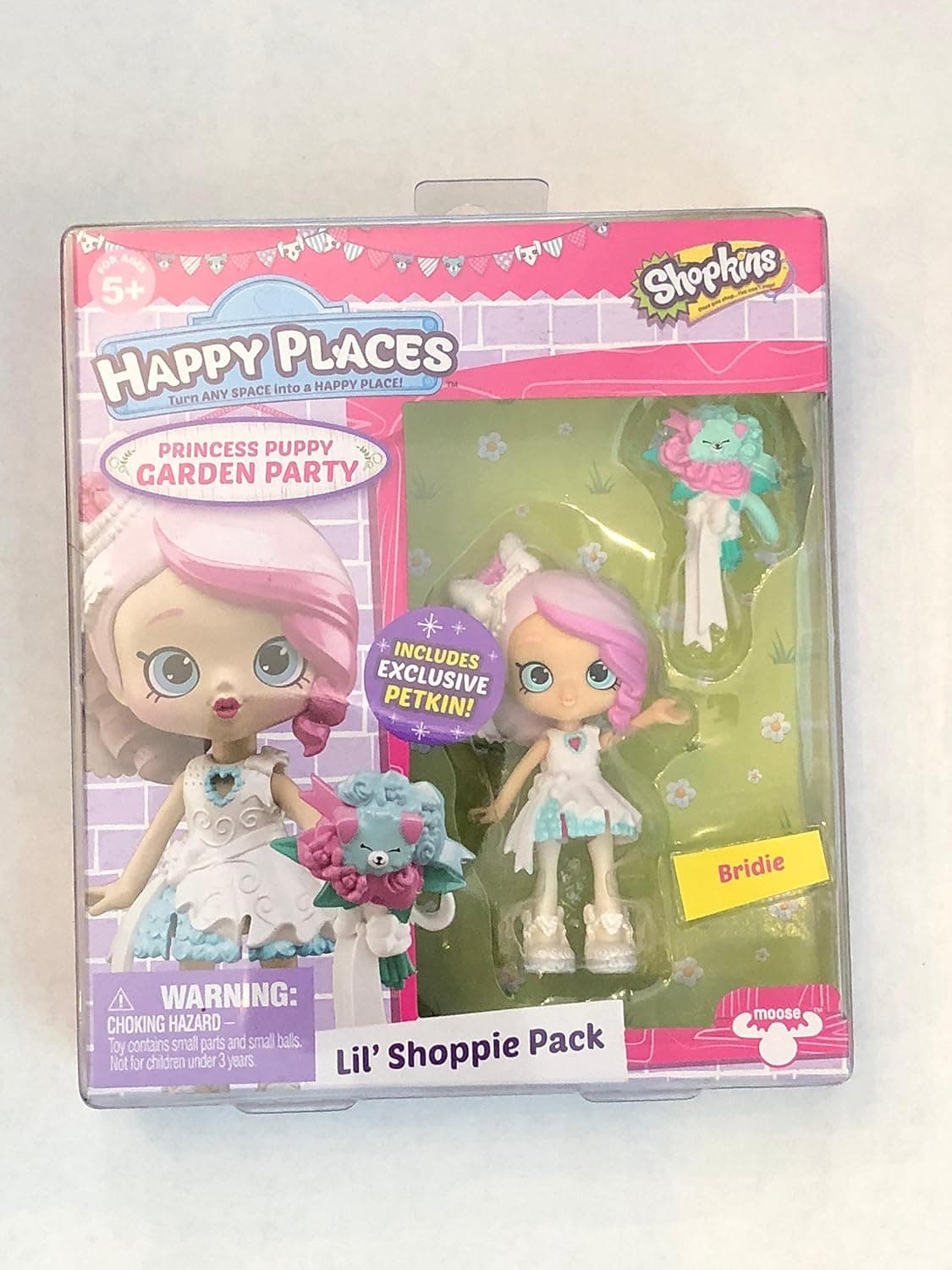 Shopkins Happy Places Season 4 Bridie Lil' Shoppie Pack [Princess Puppy Garden Party]