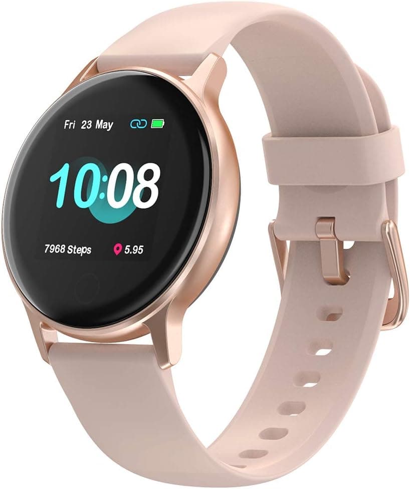 UMIDIGI Smart Watch, Uwatch 2S Fitness Tracker with Personalized Watch Faces, Activity Tracker with 1.3" Touch Screen, 5ATM Waterproof Smartwatch with Heart Rate Monitor, for Women and Men