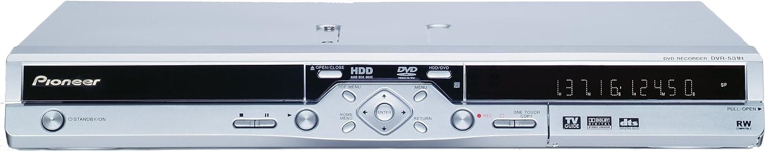 Renewed Pioneer DVR-531H Digital Video Recorder/DVD Recorder with 80 GB Hard Drive