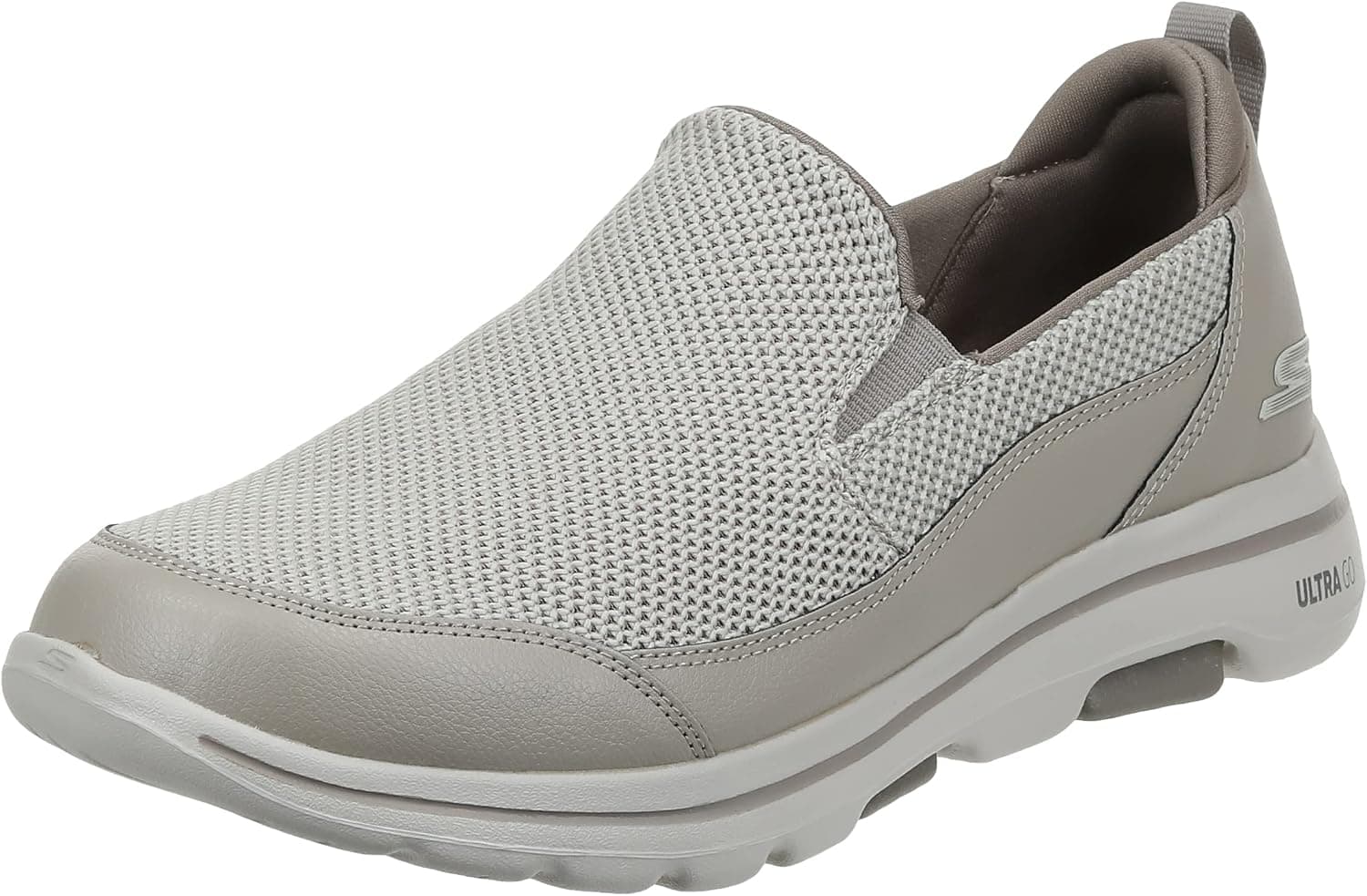 Skechers mens Gowalk 5 Authorize: Slip-on Performance Walking Shoe,Natural,14 X-Wide