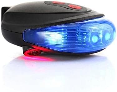 Sawan Shop Cycling Bicycle Bike Rear Tail Safety Warning 5 LED+ 2 Laser Flashing Lamp Light