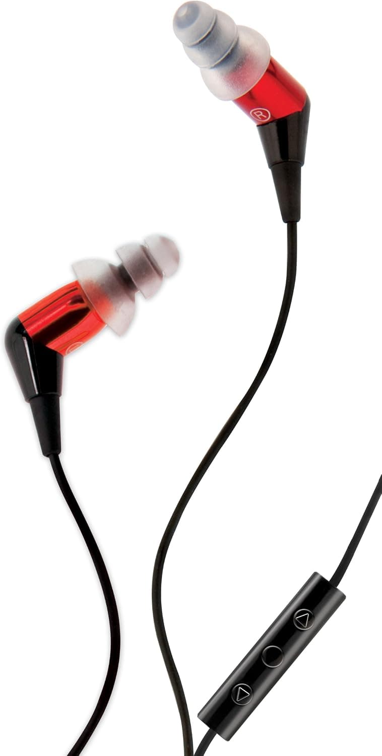 Etymotic Research ER7-MC3-RED-I-A MC3 Noise Isolating In-Ear Headset and Earphones for iPad, iPhone, iPod Touch - Red (Discontinued by Manufacturer)