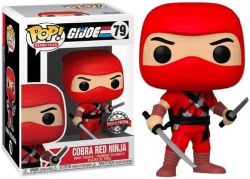 Funko POP! G.I. Joe #79 - Cobra Red Ninja Exclusive!