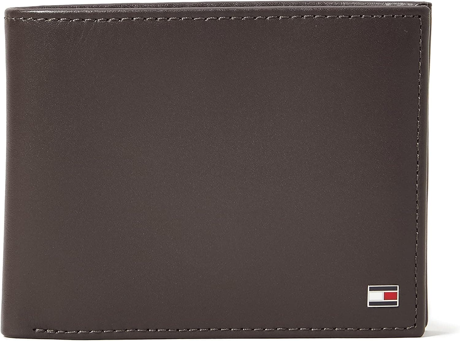 Tommy Hilfiger Eton Leather Credit Card & Coin-Pocket Men's Wallet, Brown