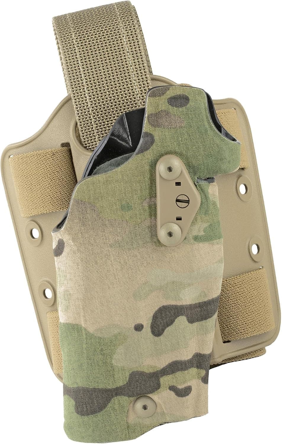 Safariland Model 6354DO ALS Optic Tactical Holster for Red Dot Optic, Fits Glock 19/23 with Light, Right Hand, Cord Multi-Camo Finish