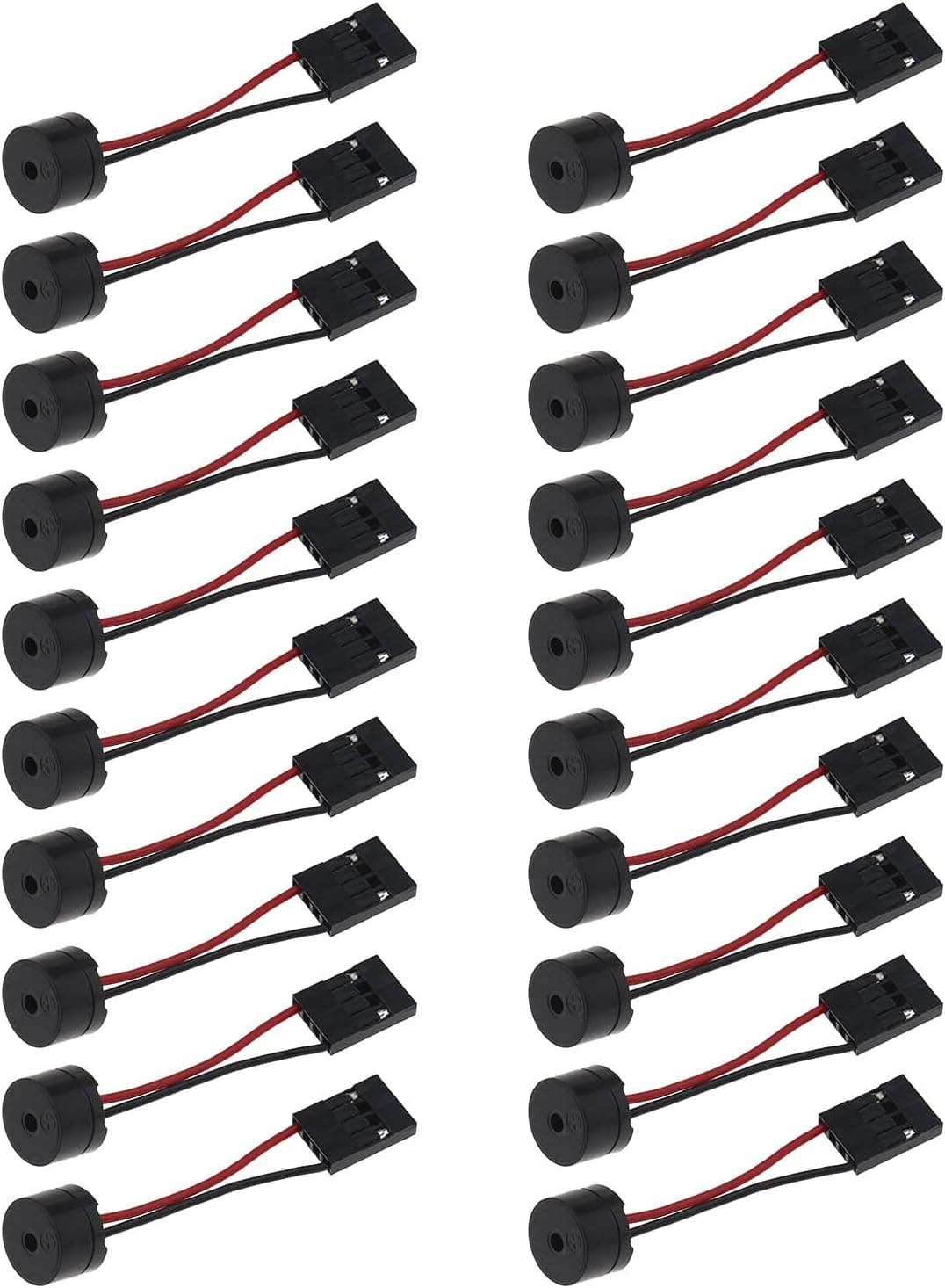 Micro Traders 20x Beep Code Internal Speaker Buzzer 4 Pin Speaker Sounder Motherboard for Desktop PC Computer Connector Plug