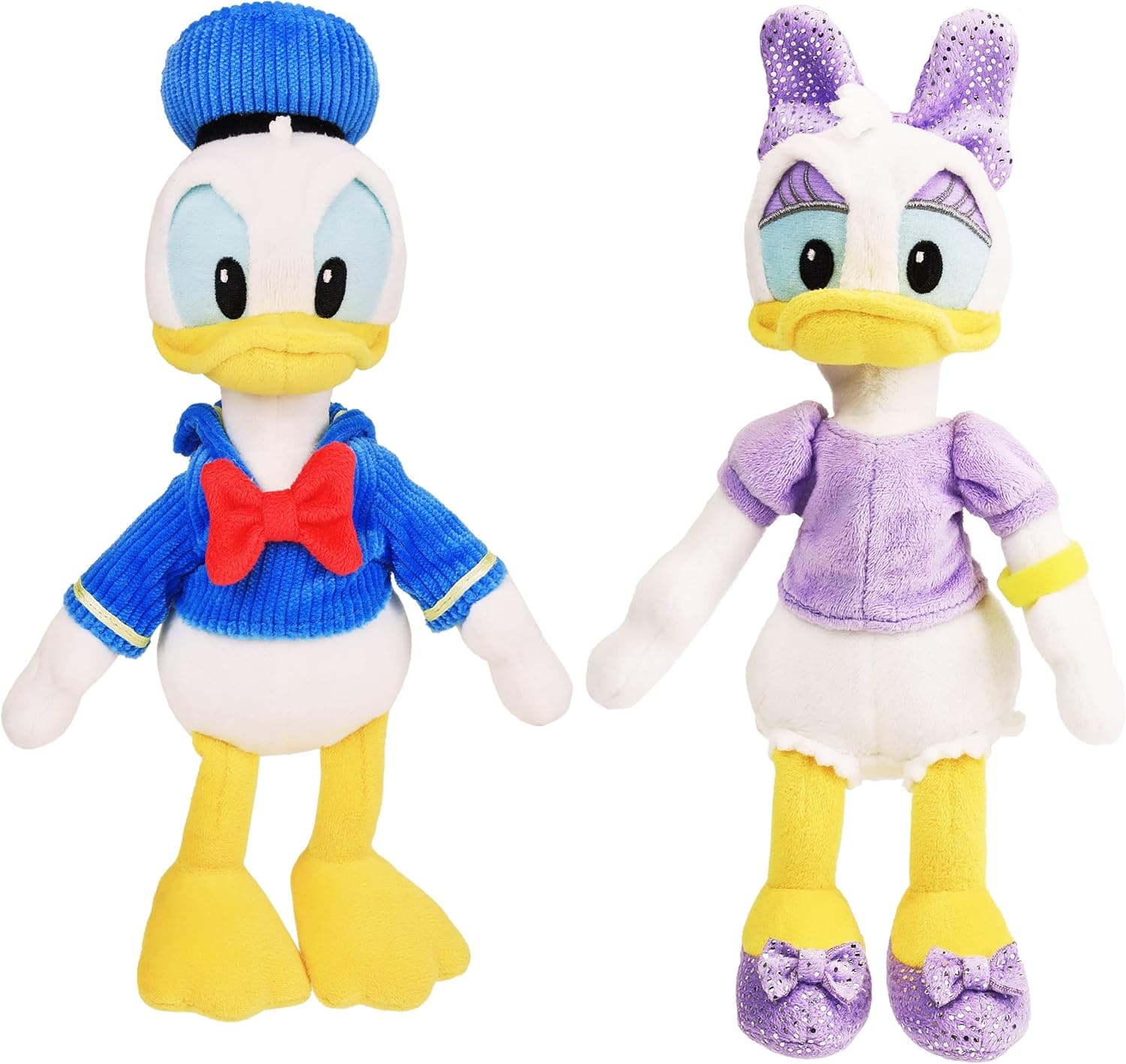 Just Play Disney Junior Mickey Mouse and Minnie Mouse Beanbag Plush 2-Pack, Stuffed Animals, 3 inches, Multi-color