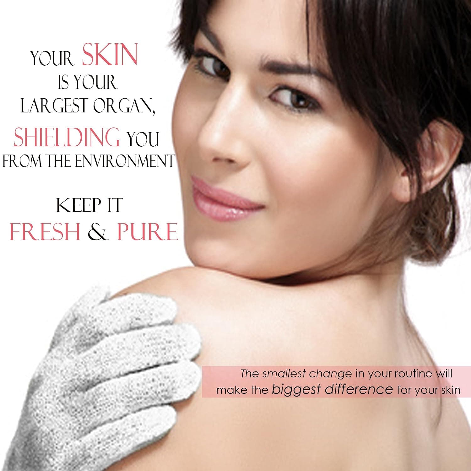BLACK FRIDAY BLOWOUT SALE - 3 PACK! OVER 60% OFF Exfoliating Kit! Includes 3 Pack of Exfoliating Gloves & 12 Raw Loofah Discs! Reveal Your Beautiful, Healthy Skin! GREAT STOCKING STUFFER!!