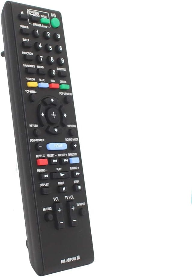 Replacement Remote Control for Sony AV System HBD-F7 BDV-N590 BDV-E3100/C BDV-E4100 BDV-E6100 BDV-E780W
