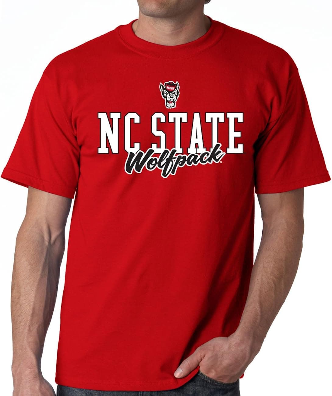 J2 Sport NC State Wolfpack NCAA Campus Script Unisex T-Shirt