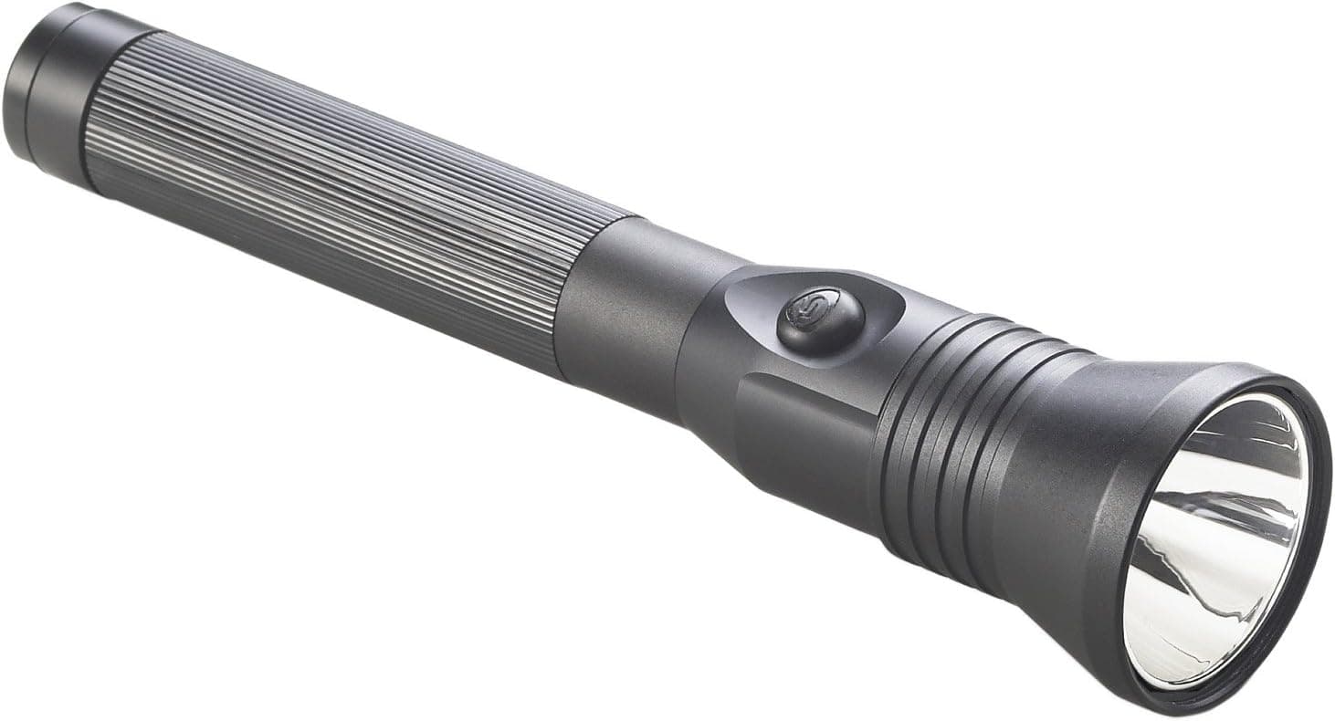 Streamlight 75883 Stinger DS LED High Power Rechargeable Flashlight with 120-Volt AC Piggy-Back Charger, Black