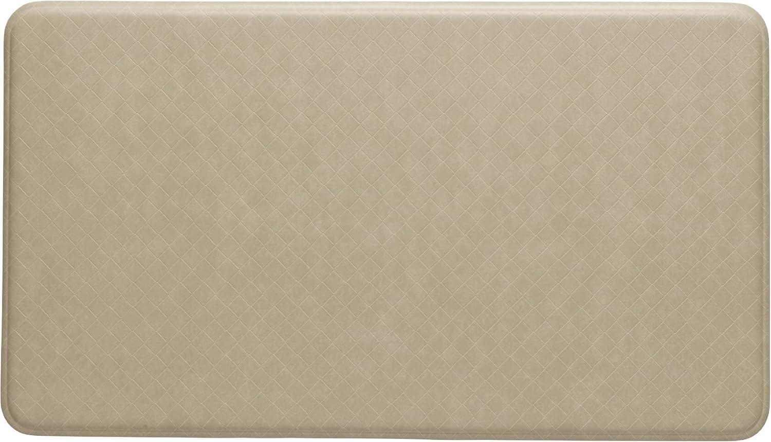 Imprint Cumulus9 Kitchen Mat Nantucket Series 20 in. x 36 in. x 5/8 in,Light Tan
