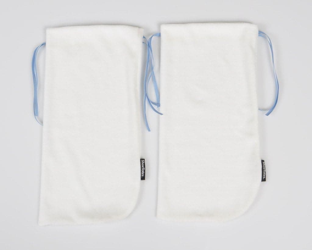 Shoe Tote Travel Bag in Winter White - 1 Pair of 7"x14 1/2"