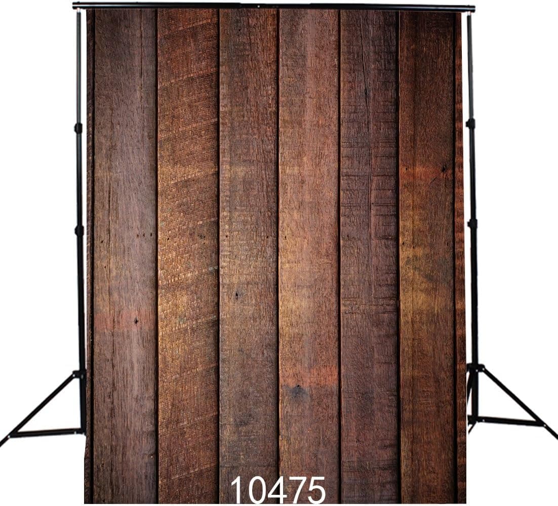 SJOLOON Vintage Wood Plank 5x7ft Vinyl Photography Background Backdrops Photo Studio Props 10475