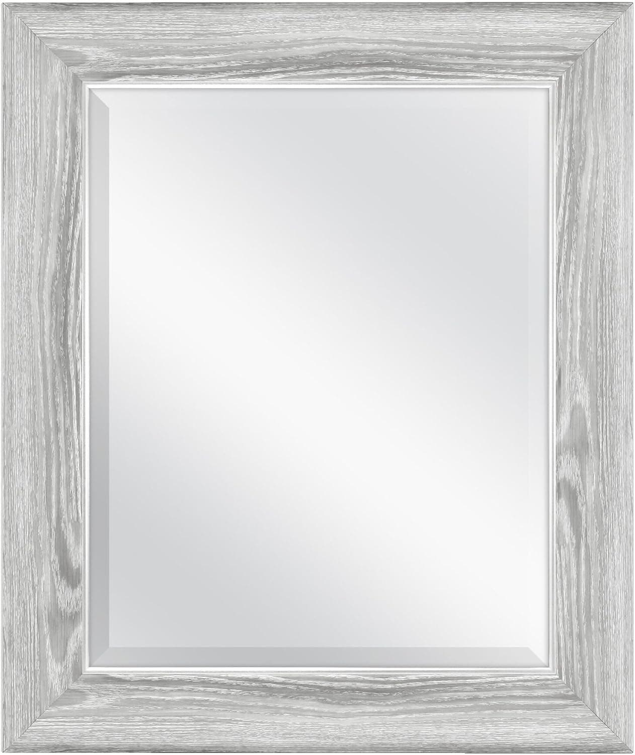 MCS Mirror, 21.5 x 25.5 Inch, Gray Woodgrain