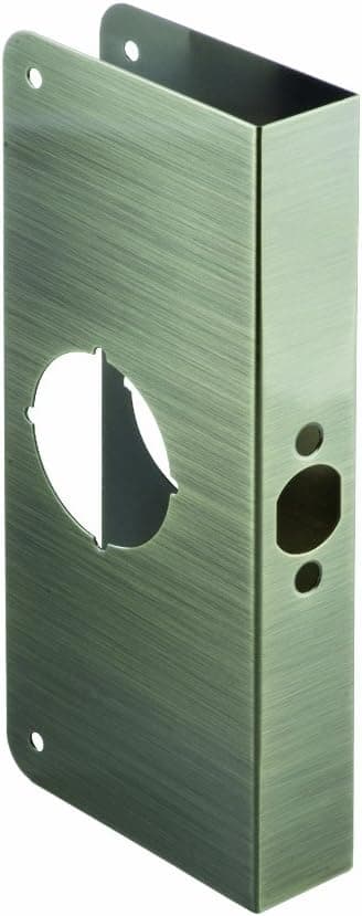 First Watch 2001 Door Edge Guard / Reinforcer for 1-3/8" Thick Doors with 2-3/8", Antique Brass