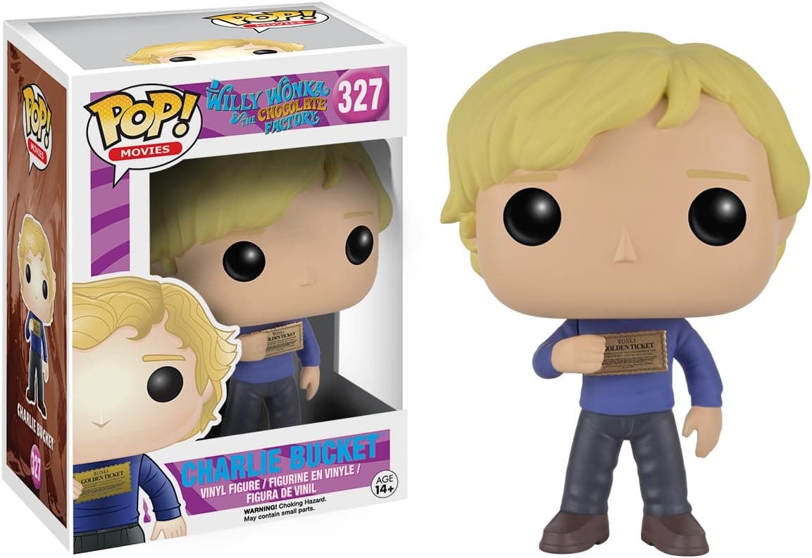 Funko POP Movies: Willy Wonka Charlie Bucket Action Figure