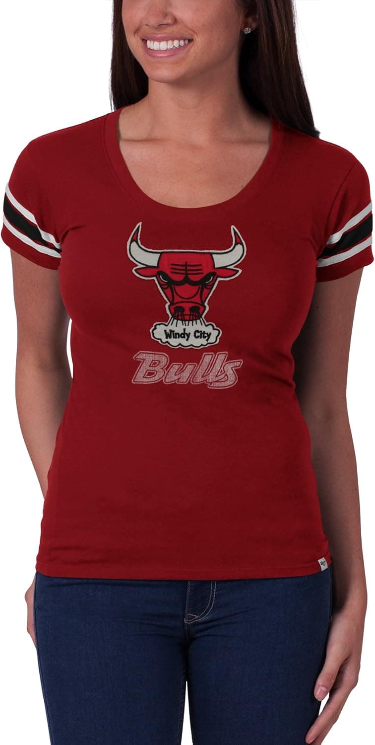 NBA '47 Women's Off Campus Scoop Neck Tee