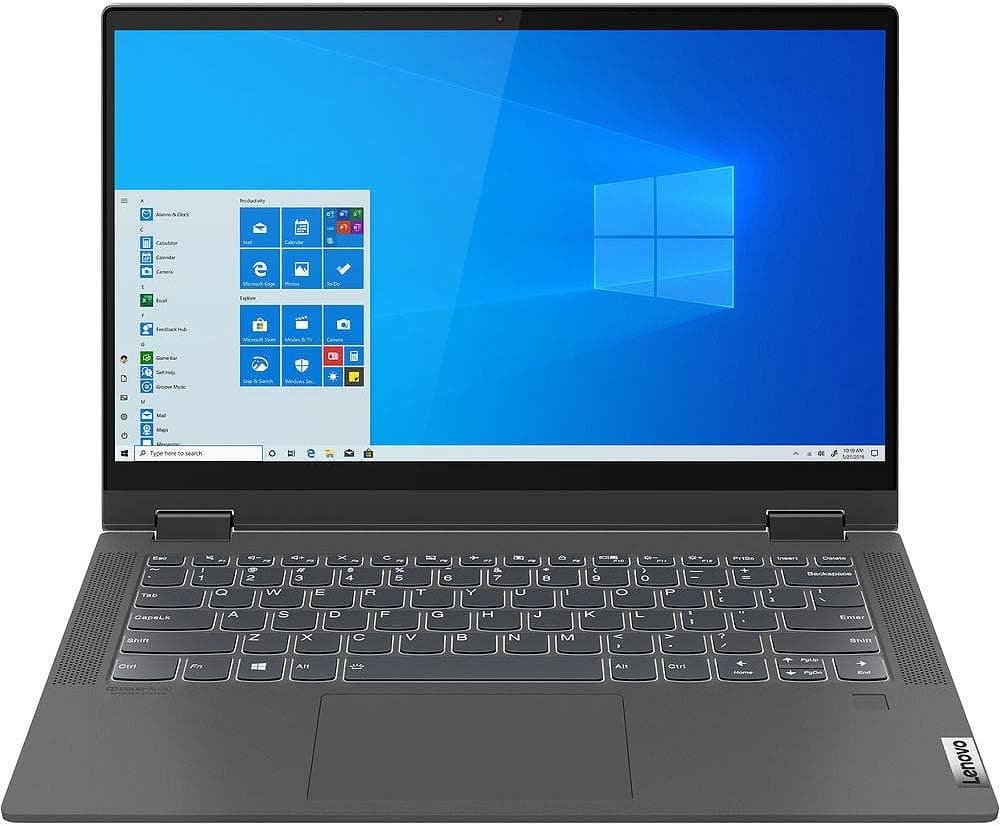 Lenovo IdeaPad Flex 5 14 inches FHD IPS Touchscreen Laptop 2in1 14IIL05 Intel i5-1035G1 (Beats i7) 16GB RAM 512 GB SSD M.2 2280 PCIe NVMe 3 Cell Windows 10 Home Graphite Grey (Renewed)