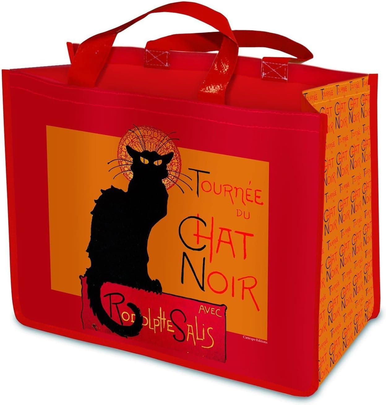 Reusable Shopping Tote - Chat Noir by Cartexpo