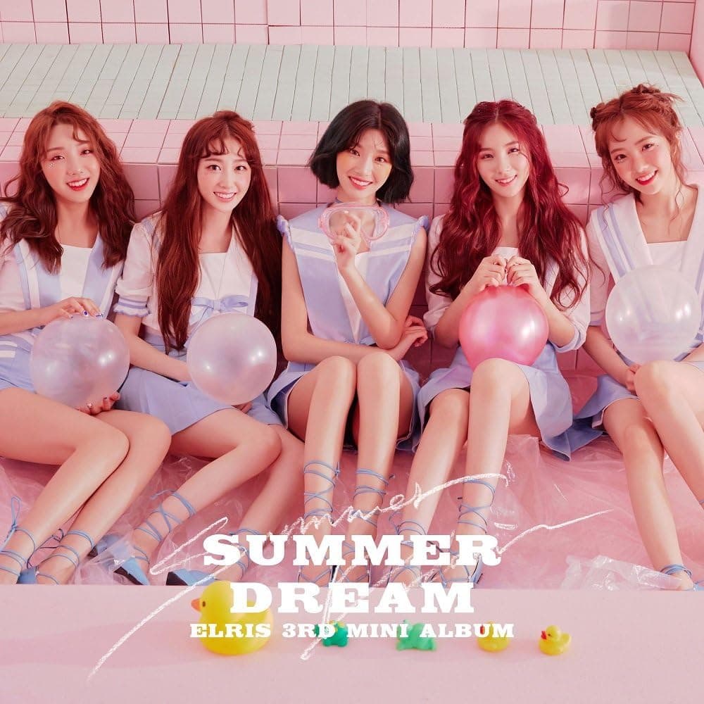 Kakao M ELRIS - SUMMER DREAM (3rd Mini Album) CD+Booklet+3Photocards+Sticker+Mini Poster(On Pack)+Folded Poster