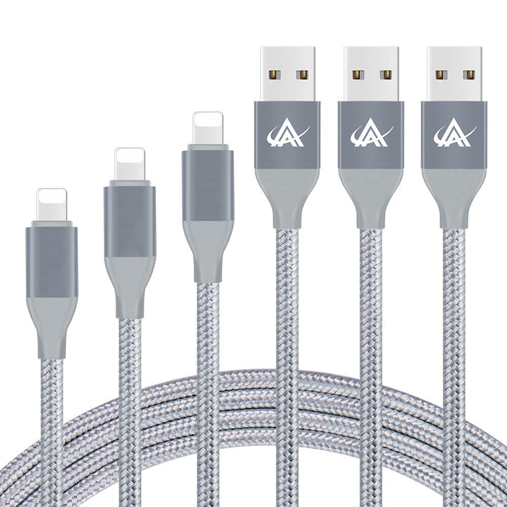 FIFADE iPhone Charger, Lightning Cable 3Pack 3/6/10FT iPhone Charger Cables Fast Charging Data Transfer Cords for iPhone 13/12/Pro Max /11/XS/Max/XR/X/8 k