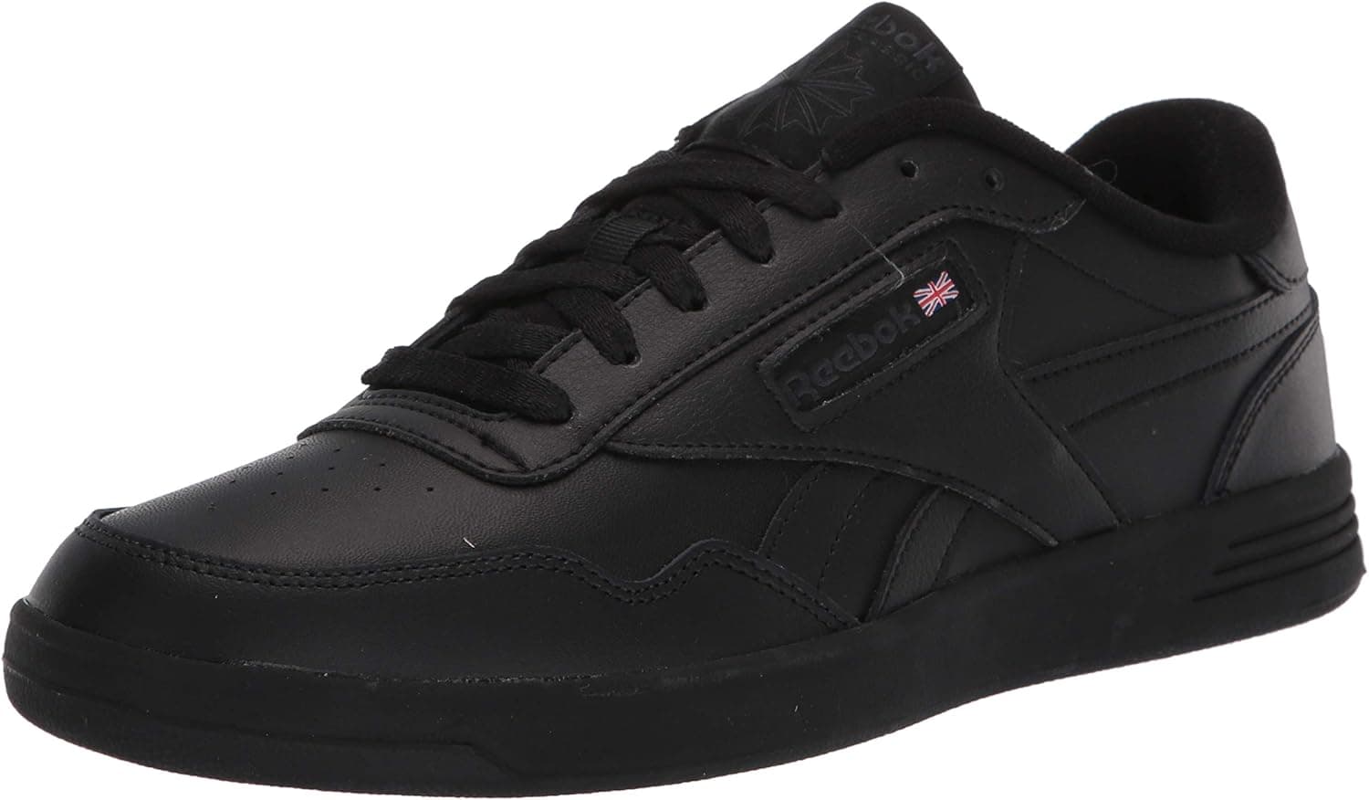 Reebok Men's Club MEMT Sneaker, Black/DGH Solid Grey, 7.5