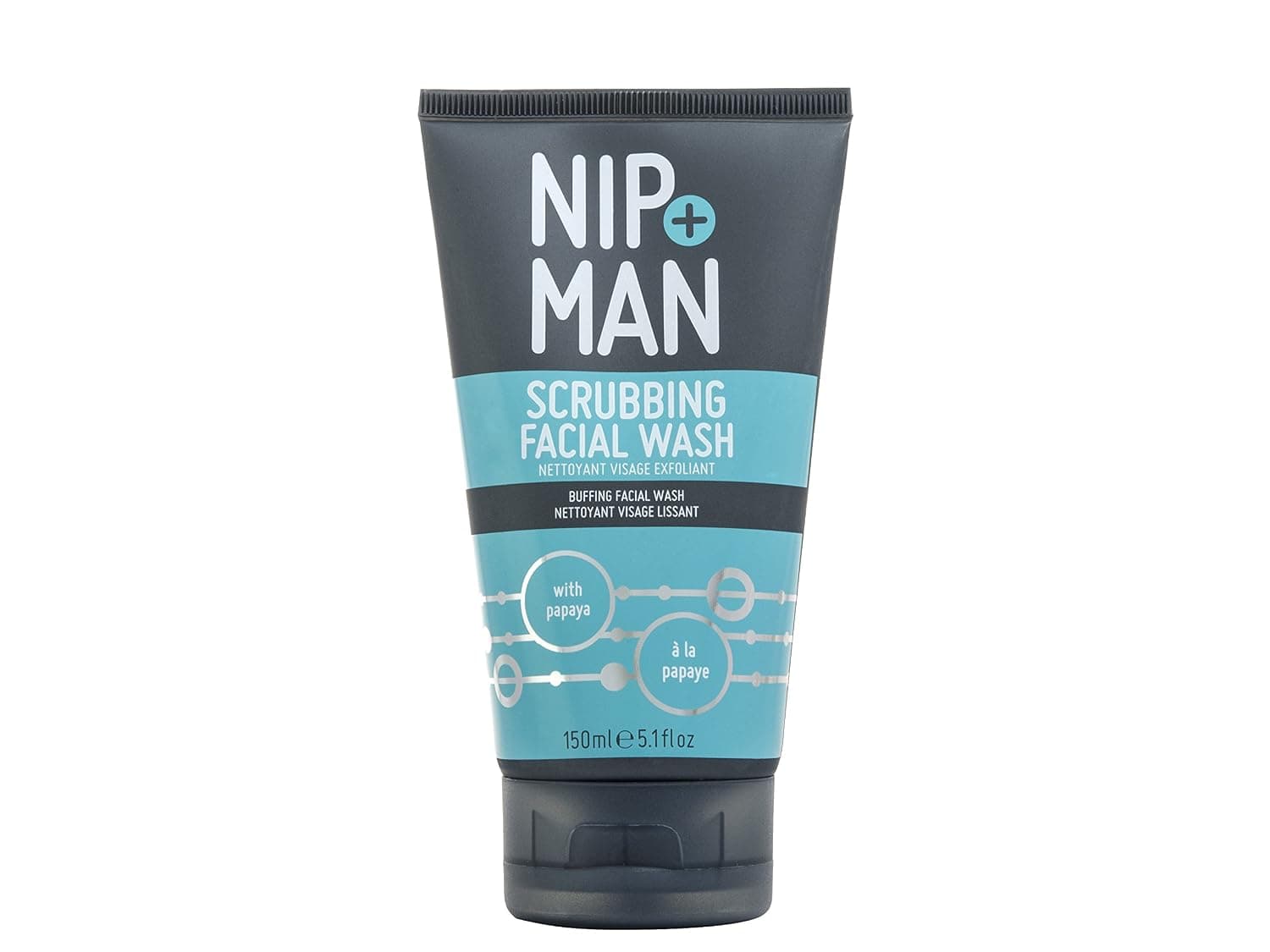 NIP+MAN - Scrubbing Facial Wash with Papaya - 5.1 oz.