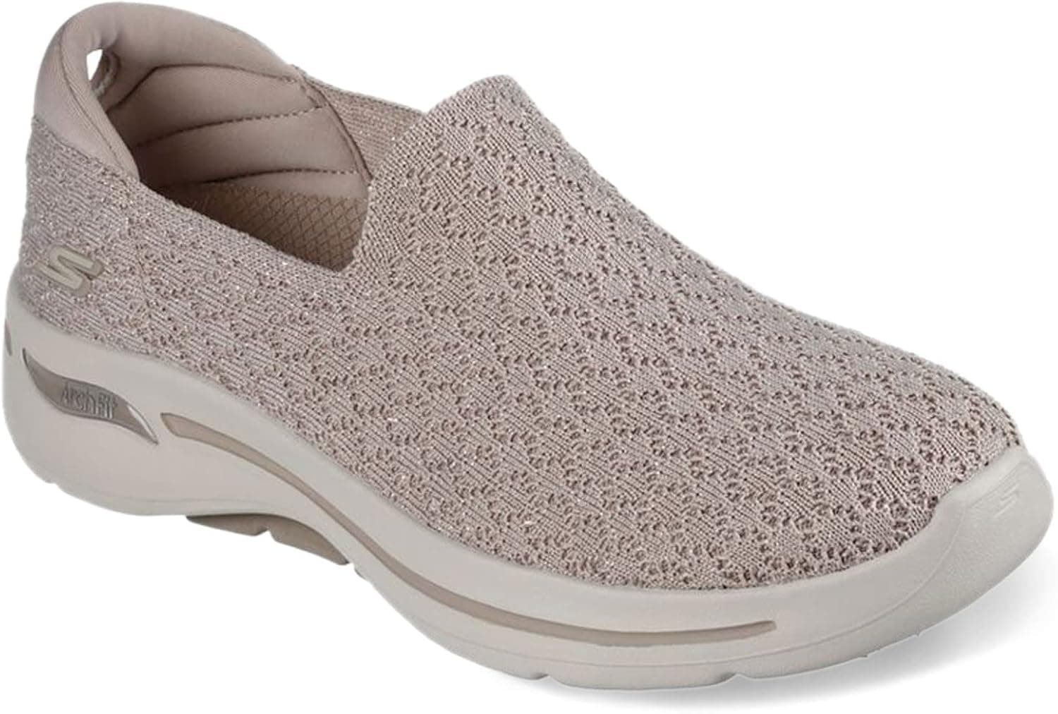Skechers Women's, GO Walk Arch Fit Slip-On Taupe