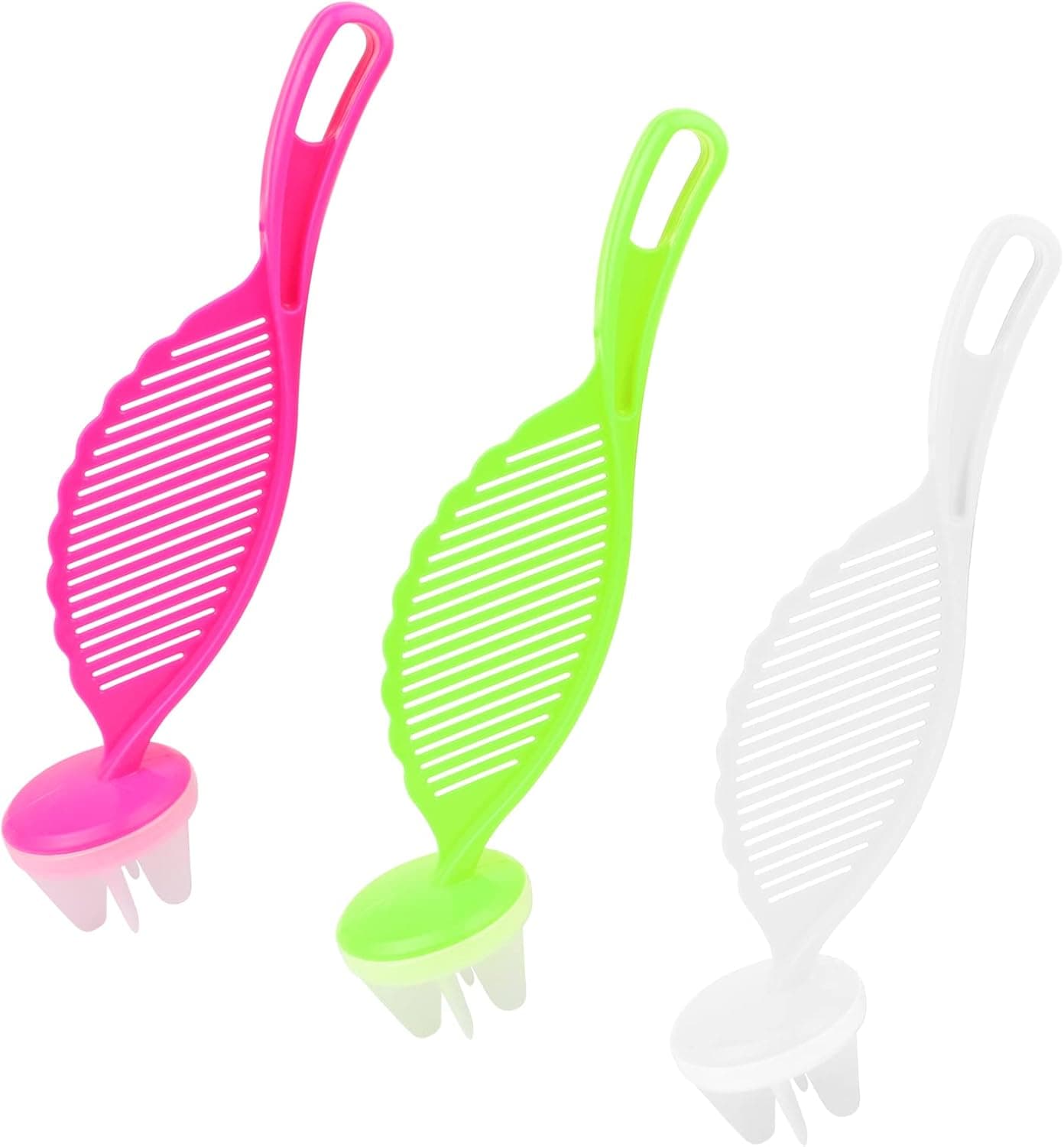 Sihuuu Rice Washing Stick Tool, Multifunctional Rice Washers & drainer, Stirring Rice Washer, Rice Washing Brush Kit(3 Pcs)