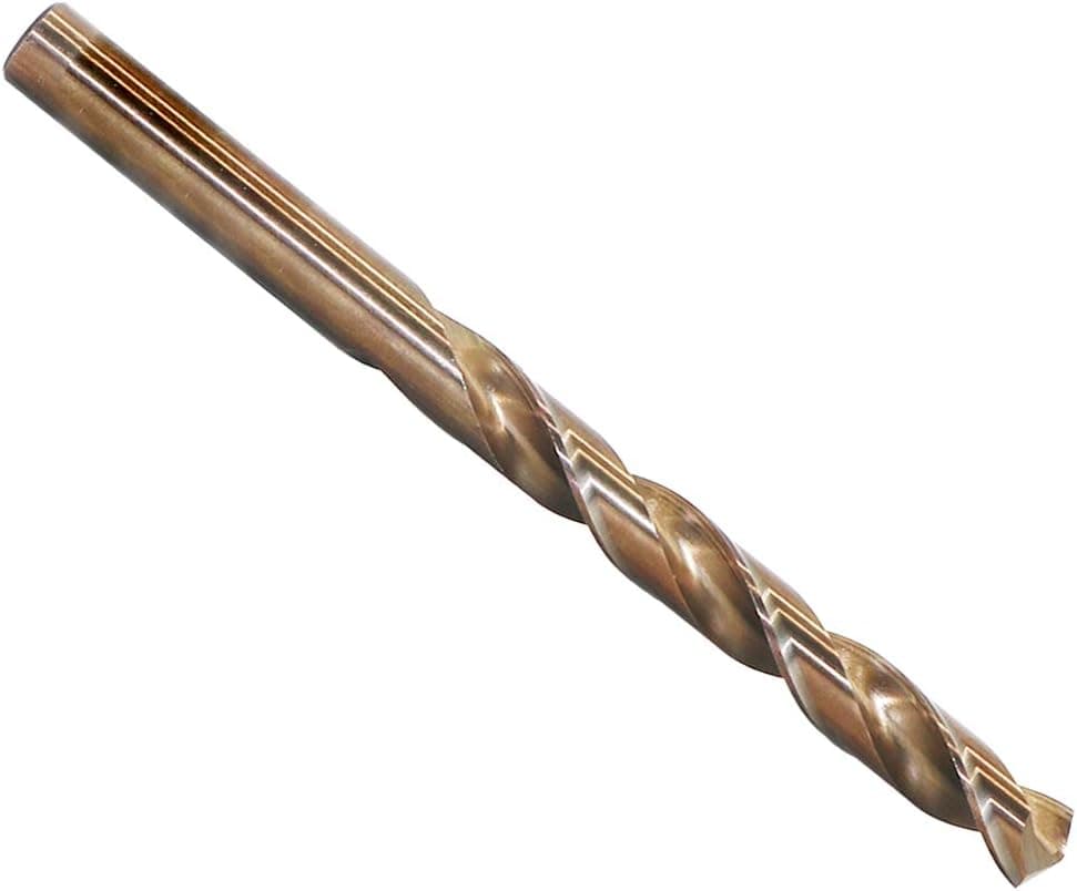 7.3mm Metric M35 Cobalt Steel Extremely Heat Resistant Twist Drill Bit of 1pcs with Straight Shank to Cut Through Hard Metals Such as Stainless Steel and Cast Iron, 5% Cobalt M35 Grade HSS-CO
