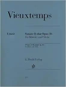 Sonata B flat minor - Op. 36 - viola and piano - with marked and unmarked string part - ( HN 577 ) (English, German and French Edition)
